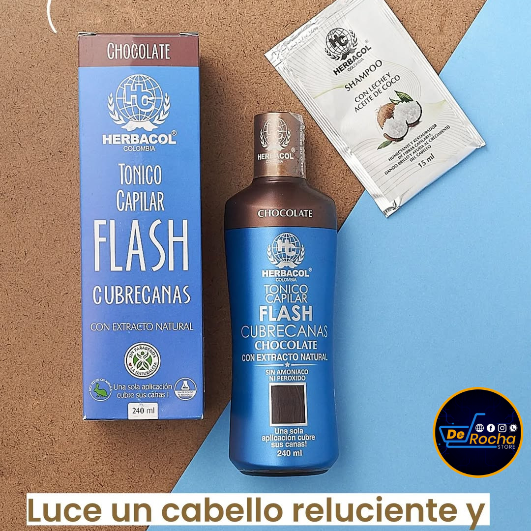 Tonico Cubre Canas Chocolate Flash